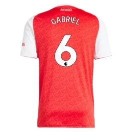 Arsenal Gabriel 6 Thuisshirt 2025-2026 Voetbaltenue