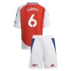 Arsenal Gabriel 6 Thuisshirt Kids 2024-2025 Voetbaltenue