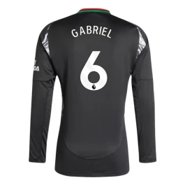 Arsenal Gabriel 6 Uitshirt 2024-2025 L/S Voetbaltenue
