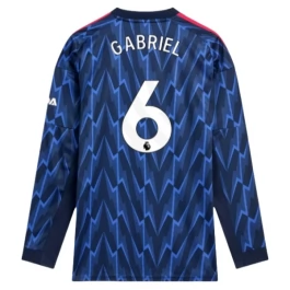 Arsenal Gabriel 6 Uitshirt 2025-2026 L/S Voetbaltenue
