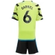 Arsenal Gabriel 6 Uitshirt Kids 2023-2024 Voetbaltenue