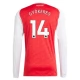 Arsenal Gyökeres 14 Thuisshirt 2025-2026 L/S Voetbaltenue