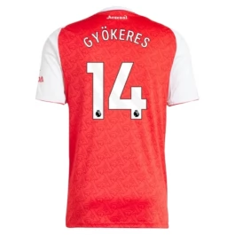 Arsenal Gyökeres 14 Thuisshirt 2025-2026 Voetbaltenue