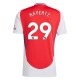 Arsenal Havertz 29 Thuisshirt 2024-2025 Voetbaltenue