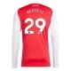 Arsenal Havertz 29 Thuisshirt 2025-2026 L/S Voetbaltenue