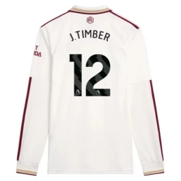 Arsenal J.Timber 12 Third Shirt 2025-2026 L/S Voetbaltenue