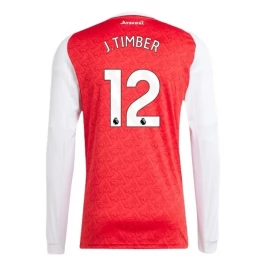 Arsenal J.Timber 12 Thuisshirt 2025-2026 L/S Voetbaltenue