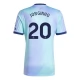 Arsenal Jorginho 20 Third Shirt 2024-2025 Voetbaltenue