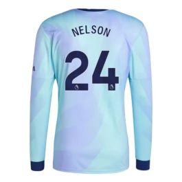 Arsenal Nelson 24 Third Shirt 2024-2025 L/S Voetbaltenue