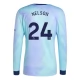 Arsenal Nelson 24 Third Shirt 2024-2025 L/S Voetbaltenue
