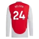 Arsenal Nelson 24 Thuisshirt 2024-2025 L/S Voetbaltenue