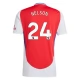 Arsenal Nelson 24 Thuisshirt 2024-2025 Voetbaltenue