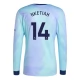 Arsenal Nketiah 14 Third Shirt 2024-2025 L/S Voetbaltenue
