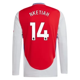 Arsenal Nketiah 14 Thuisshirt 2024-2025 L/S Voetbaltenue