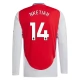 Arsenal Nketiah 14 Thuisshirt 2024-2025 L/S Voetbaltenue