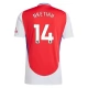 Arsenal Nketiah 14 Thuisshirt 2024-2025 Voetbaltenue