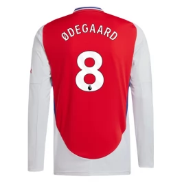 Arsenal Ødegaard 8 Thuisshirt 2024-2025 L/S Voetbaltenue