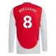 Arsenal Ødegaard 8 Thuisshirt 2024-2025 L/S Voetbaltenue