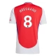 Arsenal Ødegaard 8 Thuisshirt 2024-2025 Voetbaltenue