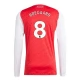 Arsenal Ødegaard 8 Thuisshirt 2025-2026 L/S Voetbaltenue