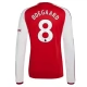 Arsenal Ødegaard 8 Thuisshirt 2026-2027 Lange Mouwen