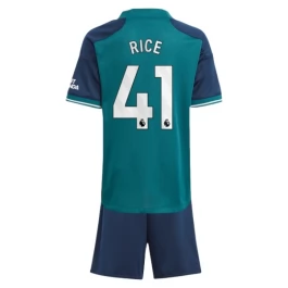 Arsenal Rice 41 Third Shirt Kids 2023-2024 Voetbaltenue