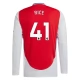 Arsenal Rice 41 Thuisshirt 2024-2025 L/S Voetbaltenue