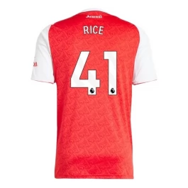 Arsenal Rice 41 Thuisshirt 2025-2026 Voetbaltenue