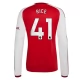 Arsenal Rice 41 Thuisshirt 2026-2027 Lange Mouwen