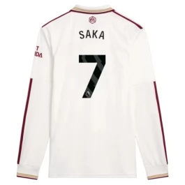 Arsenal Saka 7 Third Shirt 2025-2026 L/S Voetbaltenue