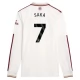 Arsenal Saka 7 Third Shirt 2025-2026 L/S Voetbaltenue