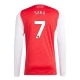 Arsenal Saka 7 Thuisshirt 2025-2026 L/S Voetbaltenue