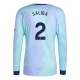 Arsenal Saliba 2 Third Shirt 2024-2025 L/S Voetbaltenue