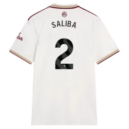 Arsenal Saliba 2 Third Shirt 2025-2026 Voetbaltenue