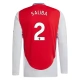Arsenal Saliba 2 Thuisshirt 2024-2025 L/S Voetbaltenue