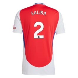 Arsenal Saliba 2 Thuisshirt 2024-2025 Voetbaltenue