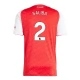 Arsenal Saliba 2 Thuisshirt 2025-2026 Voetbaltenue