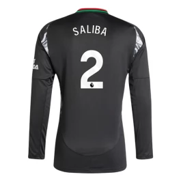 Arsenal Saliba 2 Uitshirt 2024-2025 L/S Voetbaltenue
