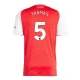 Arsenal Thomas 5 Thuisshirt 2025-2026 Voetbaltenue