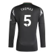 Arsenal Thomas 5 Uitshirt 2024-2025 L/S Voetbaltenue