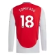 Arsenal Tomiyasu 18 Thuisshirt 2024-2025 L/S Voetbaltenue