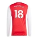 Arsenal Tomiyasu 18 Thuisshirt 2025-2026 L/S Voetbaltenue