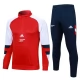 Arsenal Trainingspakken 2023-24 - 1-4 Zip Rood