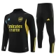 Arsenal Trainingspakken 2023-24 - 1-4 Zip Zwart Geel
