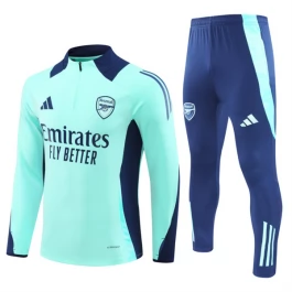 Arsenal Trainingspakken 2024-25 - 1-4 Zip Blauw