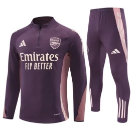 Arsenal Trainingspakken 2024-25 - 1-4 Zip Purper