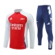 Arsenal Trainingspakken 2024-25 - 1-4 Zip Rood