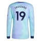 Arsenal Trossard 19 Third Shirt 2024-2025 L/S Voetbaltenue