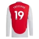 Arsenal Trossard 19 Thuisshirt 2024-2025 L/S Voetbaltenue