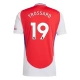 Arsenal Trossard 19 Thuisshirt 2024-2025 Voetbaltenue